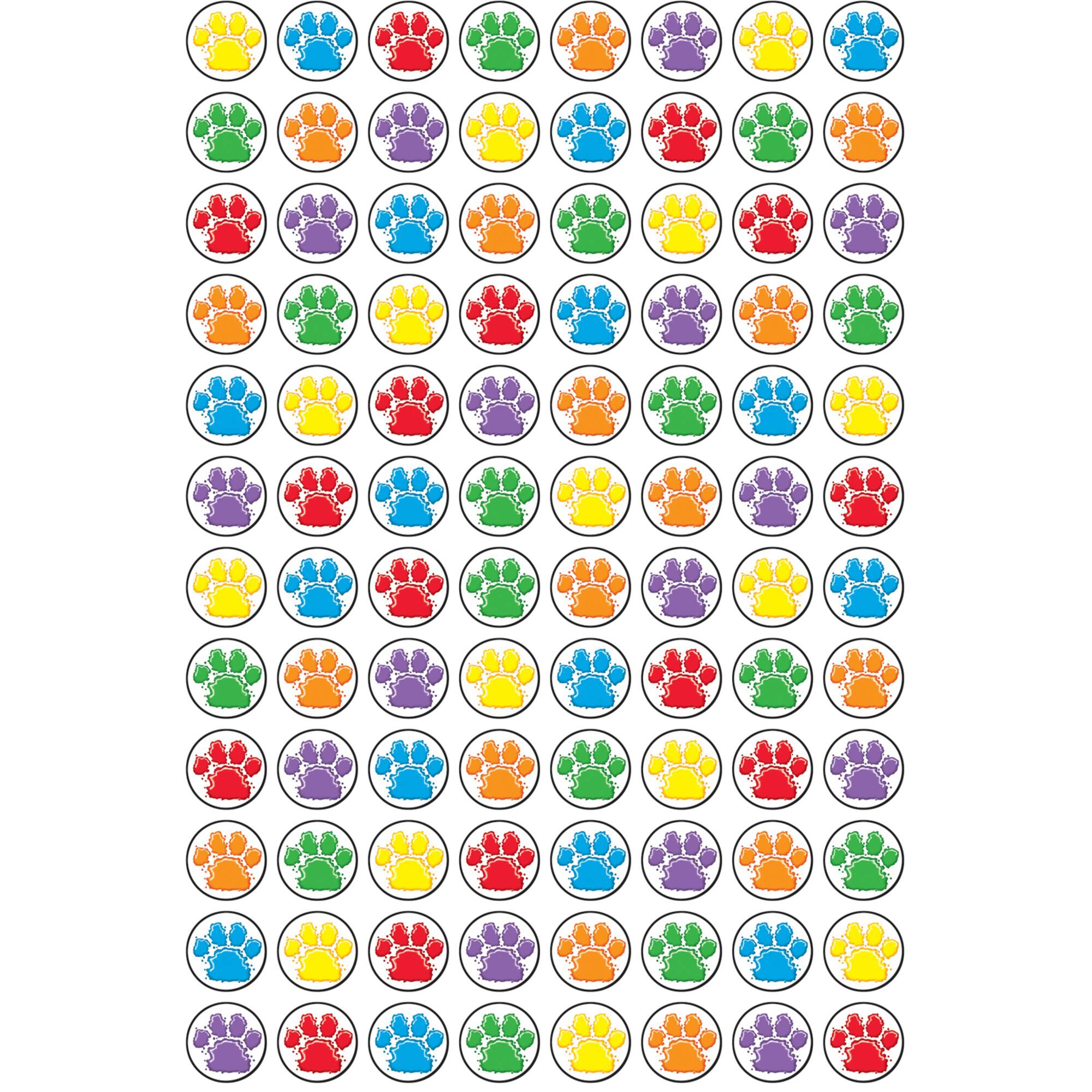 Trend Enterprises® Paw Prints superSpots® Stickers, 800ct.